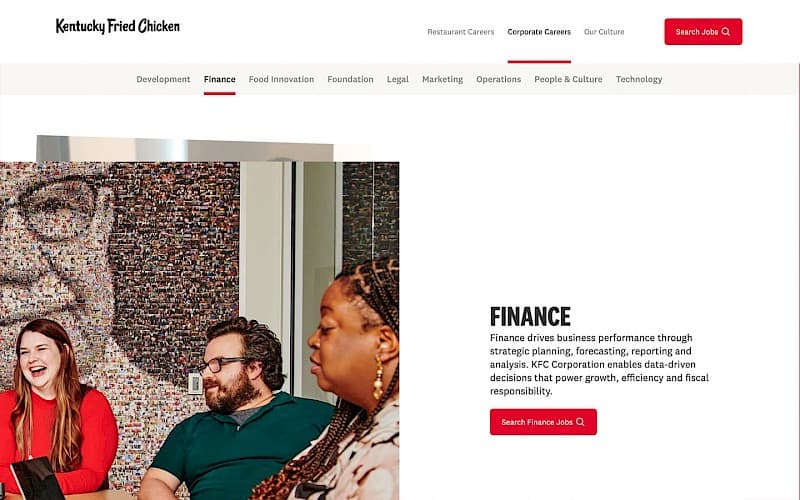KFC Careers project image